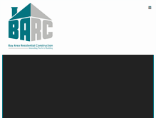 Tablet Screenshot of bayarearesidentialconstruction.com